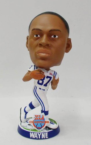 REGGIE WAYNE INDIANAPOLIS COLTS SUPER BOWL CHAMPION BOBBLEHEAD