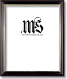 Frame for Picture Photo Diploma or Poster, Black & Gold, style #604