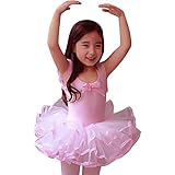 CM-Kid Little Girls' Short Sleeve Tiered Tutu Ballet Party Dresses 2-6Y