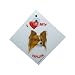 I Love My Papillon Car Truck Auto Attitude Sign