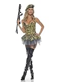 Sexy Commando Army Girl Costume - SMALL/MEDIUM