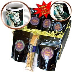 Carousel - Carousel Horse - Coffee Gift Baskets - Coffee Gift Basket by Decaf Espresso Roast
