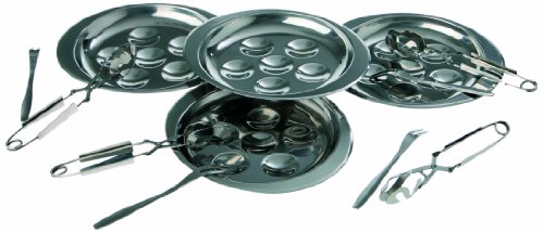 Jd Diffusion - P9314 - Lot de 4 Sets à Escargots