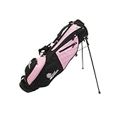 PALM SPRINGS Sunday Golf Bag w/stand Pink/Black