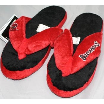 Tampa Bay Buccaneers NFL Flip Flop Thong Slippers - L