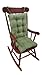 Klear Vu The Gripper Non-Slip Rocking Chair Cushion Set Honeycomb, Grass