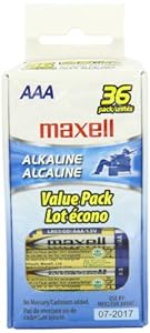 Maxell LR03 AAA Cell 36 Pack Box Battery (723815)