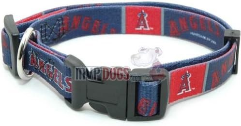 Los Angeles Angels MLB Dog Collar L: 18-26" length, 1" width