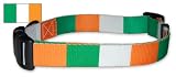 Medium National Flag of Ireland Dog Collar