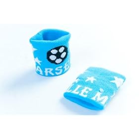 *** PROMOTION *** Lot 2 bracelets supporter - Olympique de Marseille OM