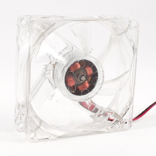 4 Multicolor LED Light PC Computer Case CPU Cooler Cooling Fan 80mm