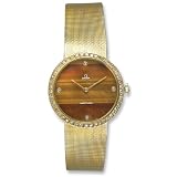 Omega 18k Gold and Diamond Unisex Vintage Watch OMG01900 by Omega