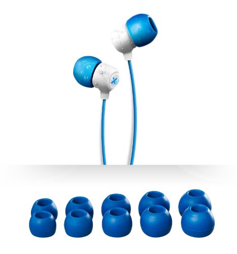 X-1 (Powered by H2O Audio) SG-MN1-WE Women's Surge Mini Waterproof In-Ear Sport Headphones (White) (Discontinued by Manufacturer)