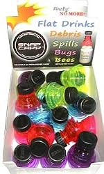 Eight (8) Snap Capp Variety Pack - Snap Capps - Reclosable Can Tops (Turns Almost Any Can into a Bottle!) Save Money Buy Cans over Bottles! Snap Capp - No More Beer or Soda Spills - A Must for Tailgating