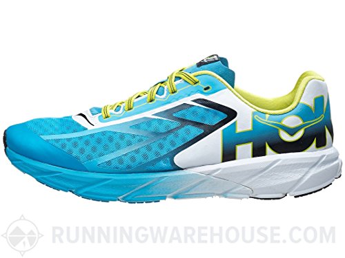 Hoka One One Mens Tracer Cyan, Black Road Running Shoes (1012050-Cblck)