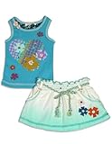 Best Buy Baby Sara by Sara Sara - Infant Girls Tank Skirt Set, Turquoise, White Stores Online