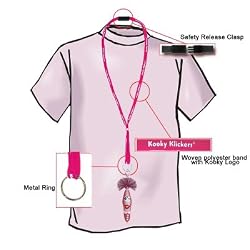 Kooky Lanyard - 19" Pink Lanyard