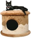 TRIXIE Pet Products Cozy Cat Cave (Brown/Beige)