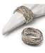 Kitchen & Housewares : Silver Woven Napkin Ring by Abbott