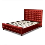 5/0 Queen Bonded Leather Tufted Bed by Diamond Sofa - Colors (ZENBEDQUEENR) ....