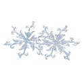 Plastic Snowflake Ornaments