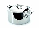 Mauviel M'Cook 7 Ply Stainless Steel 9.1 Quart Stewpan With Lid