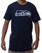 RETRO SPORT Seattle Seahawks Navy Logo T