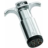 Tow Ready 118037 Metal Trailer End 6-Way Flat Pin Connector