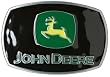 John Deere Black Belt Buckle - New