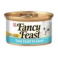 Fancy Feast Gourmet Cat Food, Grilled Tuna Feast in Gravy, 3 oz (Pack of 24)