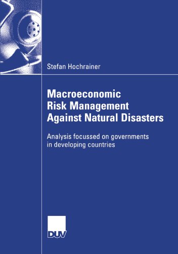 Macroeconomic Risk Management Against Natural Disasters: Analysis focused on governments in developing countries