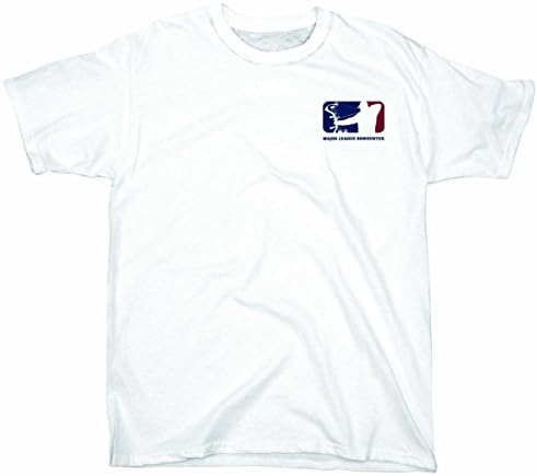 Major League Bowhunter Men's Longbow Short Sleeve Tee, White, X-Large
