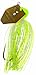 Z-Man CB-EL38-02 Chatterbait Elite, Chartreuse/White, 3/8-Ounce
