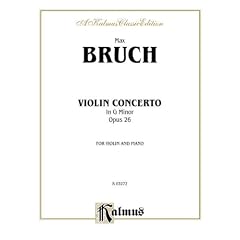 Violin Concerto in G Minor, Op. 26 (Kalmus Edition)
