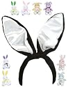 New Sexy Bunny Ears Black White Adult Playboy Costume