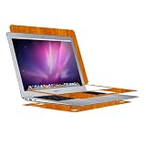 Skinomi TechSkin -Light Wood FILM Shield for Apple MacBook Air 13-In. 2008 + Lifetime Warranty
