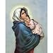 Carded 8"x10" Prints for Framing - Madonna of the Street - Linen Paper - 7 and 4 Color Process Printing