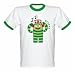 Yo Gabba Gabba Shirts - Brobee Cotton Adult Ringer T-Shirt
