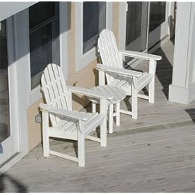 Adirondack Dining Chair-Sand by Poly-Wood