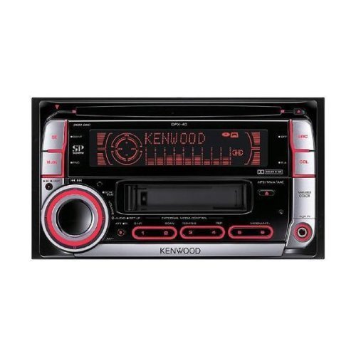 CDカセットレシーバー KENWOOD 2DINサイズ MP3/WMA/AAC対応 DPX-40