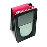 Flip Leather Case for iPod classic/Red