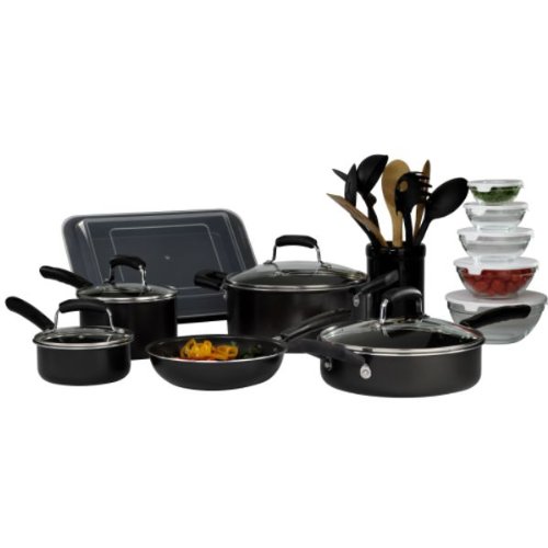 Basic Essentials 25 pc Aluminum Mega Cookware Set