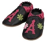 Robeez Paris Black Soft Sole Baby Shoes 18-24 months * 08 Newest Collection -- We Have Large Selections! *