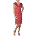 Apparel : Adrianna Papell Shutter Pleat Hammered Satin Dress