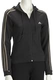 Adidas FZ Hoodie Tops Womens Apollo/Grey - Size 8
