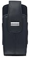 BlackBerry 8100 Series Lambskin Leather Swivel Holster, Pitch Black for 8100, 8110, 8120, and 8130