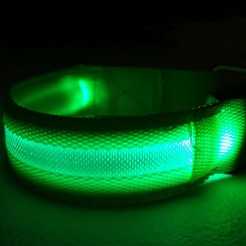 Running Gear for Men Kids Night Safety Light Women Green Led Runners Armband Reflective Bright Lights