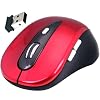 Daffodil WMS320R Souris Optique Sans Fil / Wireless Mouse - Souris d'Ordinateur avec 5 Boutons, Molette et DPI (PPP) R�glable (Max : 1600) - Pour Laptop / Notebook / Desktop - Compatible avec Microsoft Windows (7 / XP / Vista) et Apple Mac (OS X +) - Aliment�e par 2 Piles AAA (incluses)