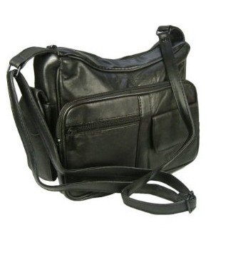 Genuine Leather Handbag Purse with Cell Phone Holder & Many Pockets Choice of Colors