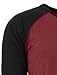 NE PEOPLE Long Sleeve Raglan Tshirt with Button Placket